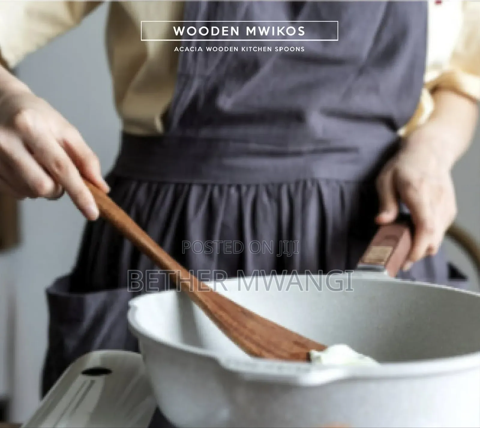 Wooden Cooking Spoon Set in Kenya