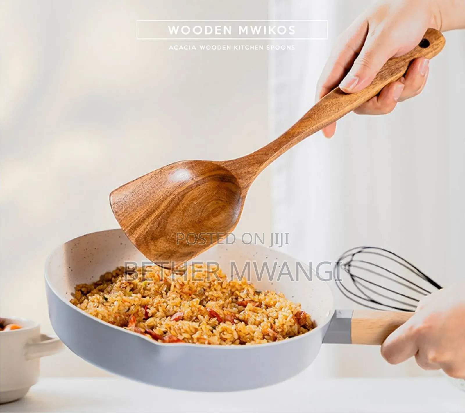 Wooden Cooking Spoon Set in Kenya