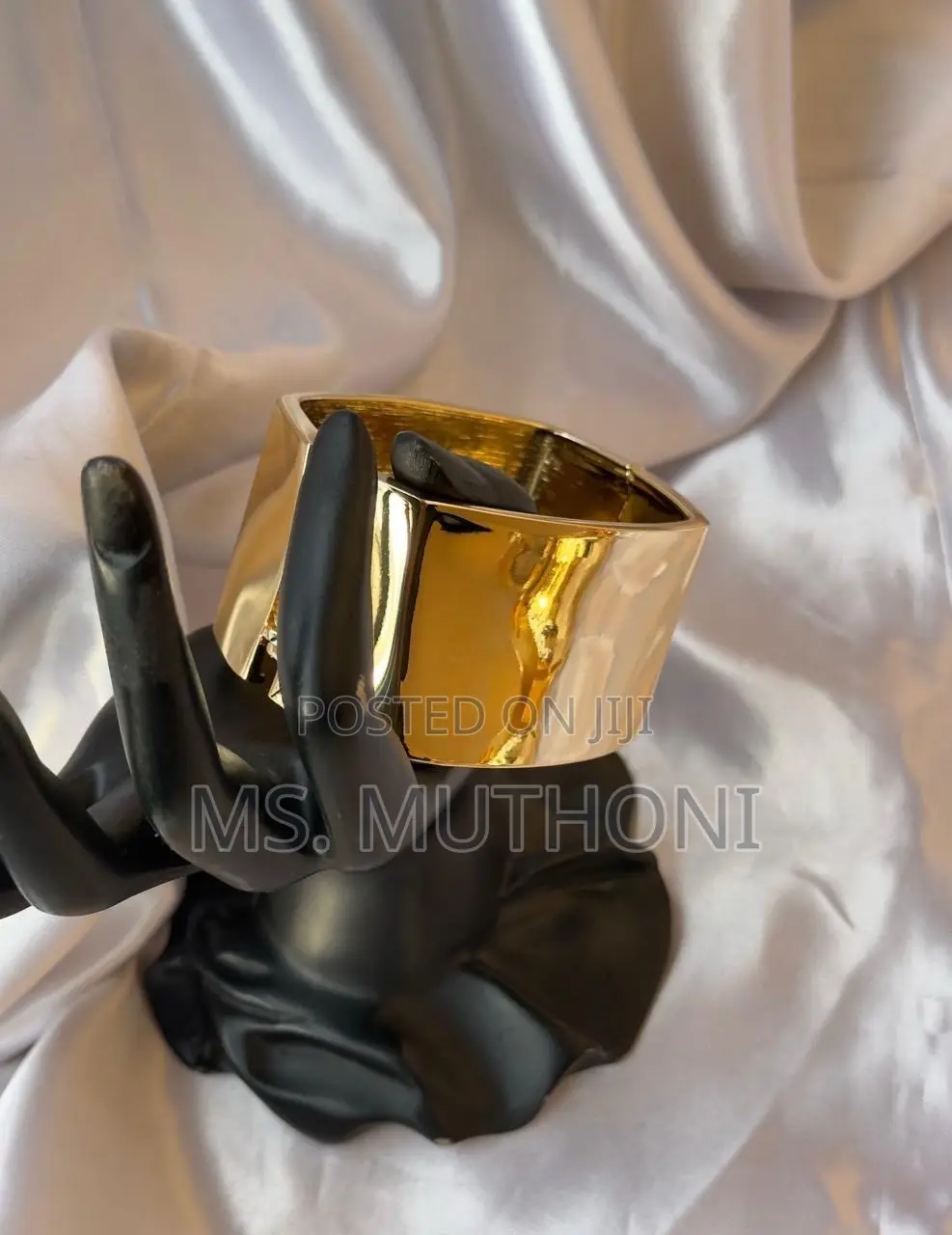 Chunky Gold Tone Bangles Available