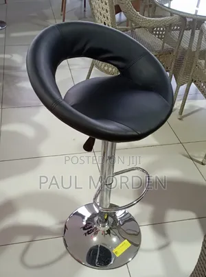 Black Swivel Adjustable Barstools