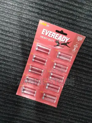 Disposable Eveready 1.5 Volts AAA