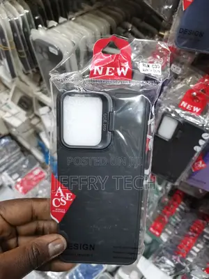Case for Realme C35 Back Cover With Camera Frame Stand-Black