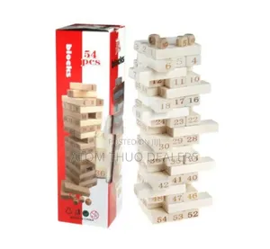 Big Size 54pcs Jenga / Block Tower