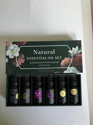 Natural Essential Oil Set of 6 Pieces Scents;Lavender