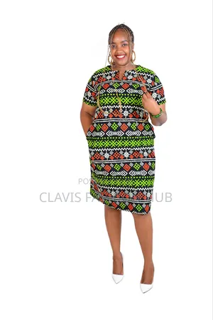 Ready Made Continental Beauty Kitenge Dress