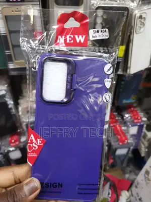 Samsung Galaxy A04 Case With Camera Frame Stand-Purple