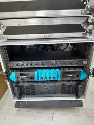9unit Rack With CA 12, 4channel Amp and Crossover