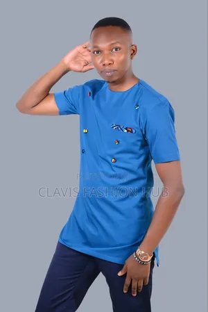 Teal Blue Men Shirts