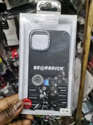 Anti-Slip TPU Protection iPhone 14 Cover- Graffiti Black