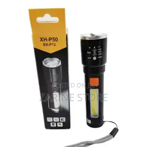 Telescopic Zooming Light Torch Emergency Light
