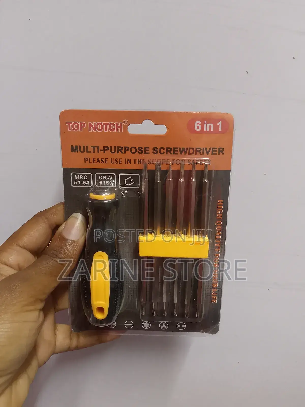 Multi-Purpose Screwdriver Top Notch 6 in 1