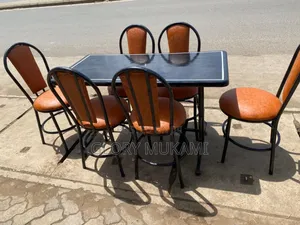 Restaurants and Bar Chairs and Table Set 6pcs
