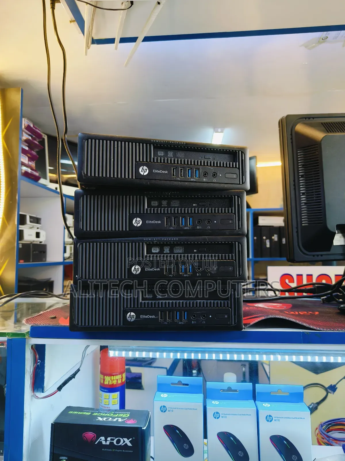 Desktop Computer HP EliteDesk 800 8GB Intel Core I7 HDD 500GB