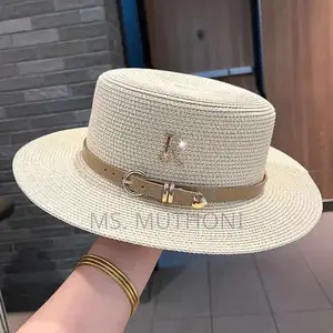 Summer Outing Vacation Seaside Rhinestone Letters Summer Hat