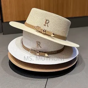 Summer Outing Vacation Seaside Rhinestone Letters Summer Hat