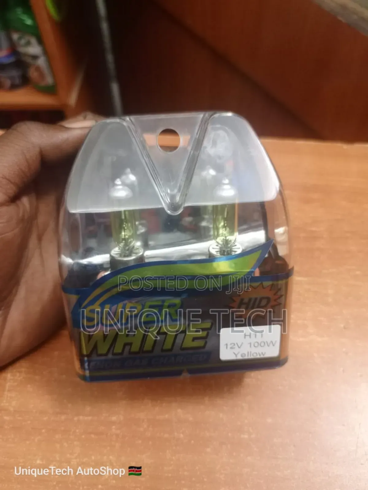 Long-Life H11 100W Yellow Bulbs for Better Visibility