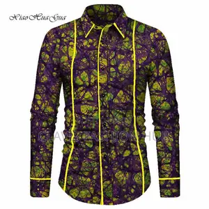 Long Sleeve Kitenge Shirts for Men
