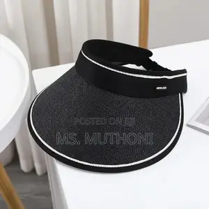 UV Protection Straw Hat With Open Top,