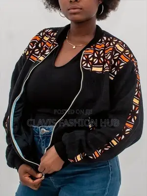 Bomber Jackets for Ladies and Men- Very Stylish With Kitenge