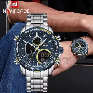 Naviforce Gents Watch #Nf 9182(Mettalic)