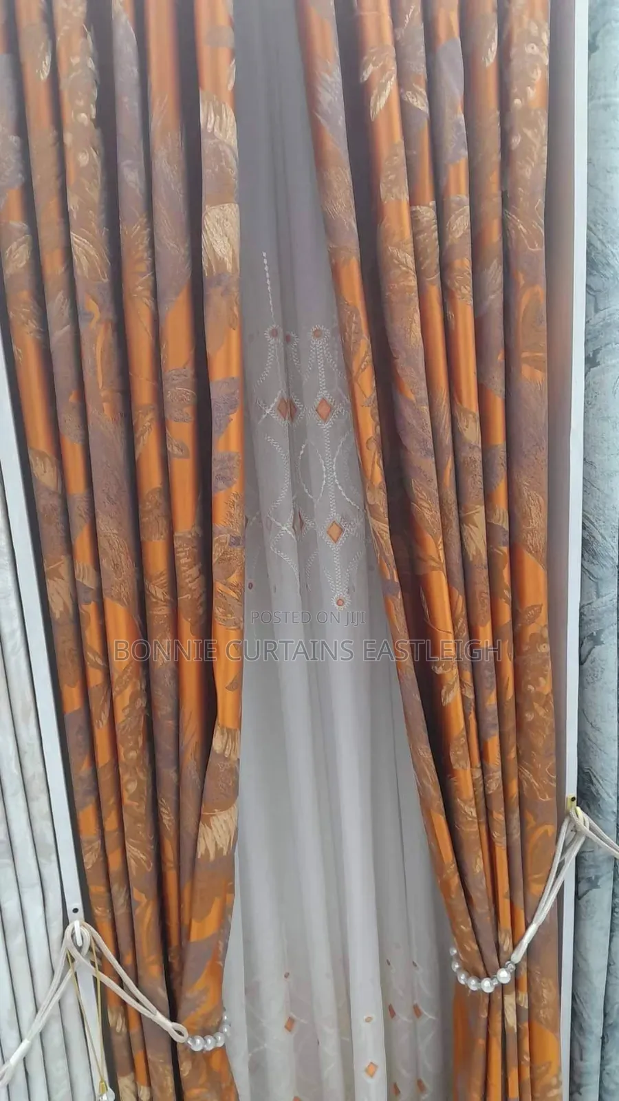 Orange  Curtains Curtains