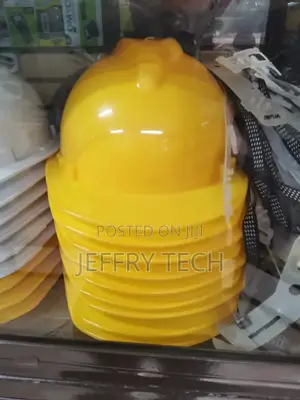 Yellow Industrial Helmets Available