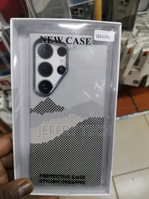 Carbon Fiber Case for Samsung Galaxy S24 Ultra -Gray Pattern