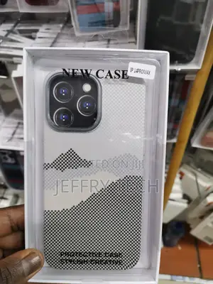iPhone 14 Pro Max Case Carbon Fiber Texture Hard Case-Gray
