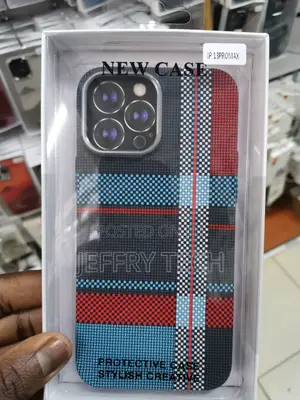 Carbon Fiber Pattern Cases for iPhone 13 Pro Max-Multicolor