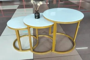 3 in 1 Marble Nesting Table