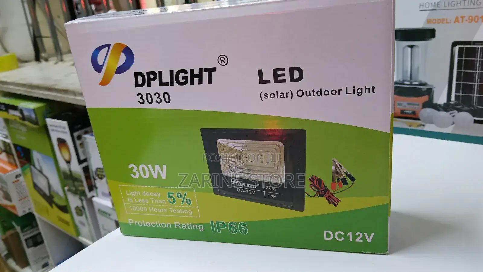 Dplight Led Solar Outdoor Light 30 Watts 12v Dc