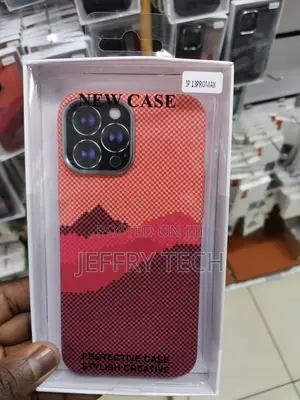 iPhone 13 Pro Max Shockproof Protective Carbon Fiber Case