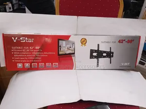 New v- Star Tilting Tv Wall Mount 42-86 Inches