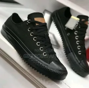 Black Converse OG Double Sole
