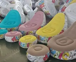 Inflatable Seat With Foot Rest Free Pump