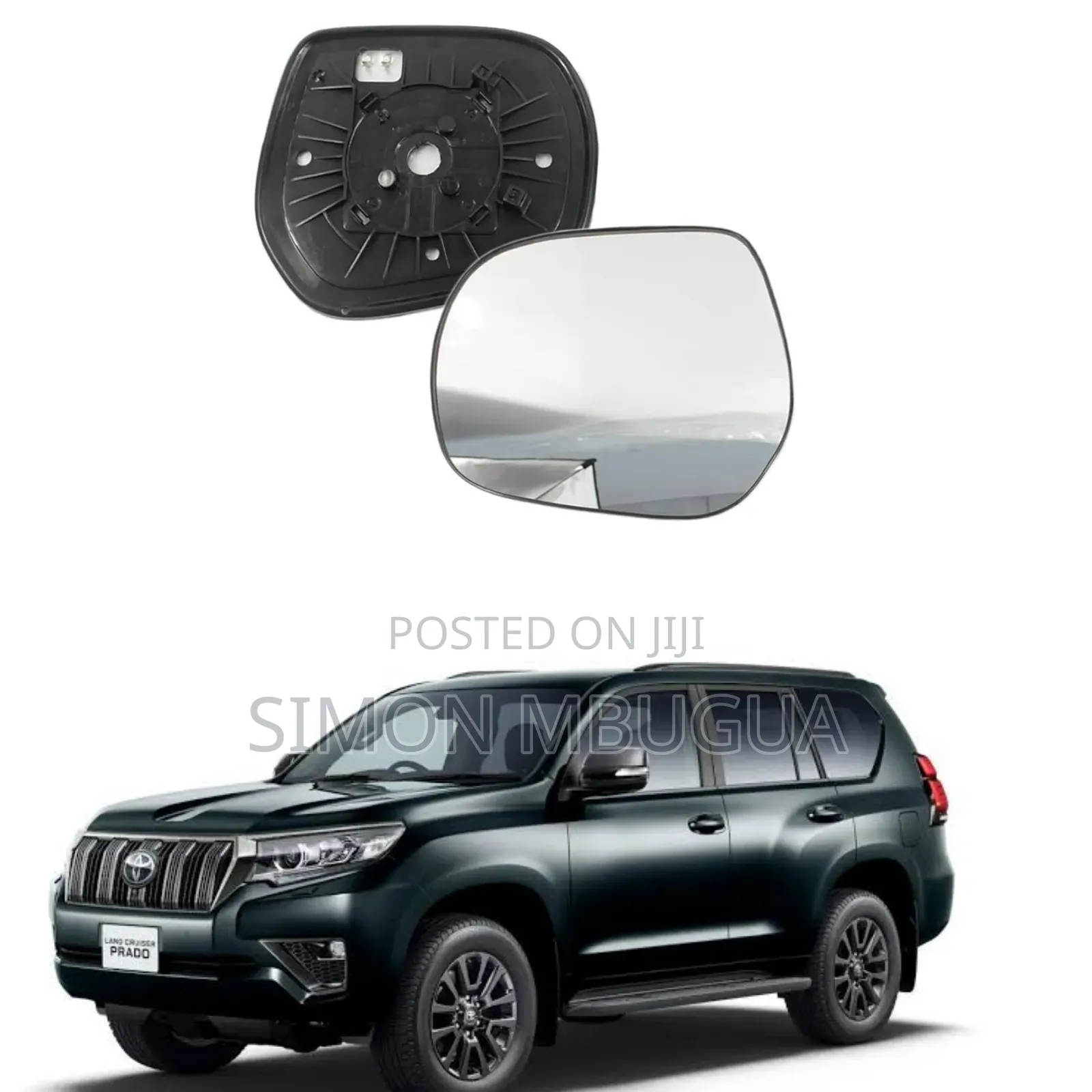 Prado 150 Side Mirror Glass