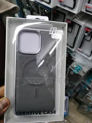 Electroplated Edge Leather Cover With Metal Lens Full