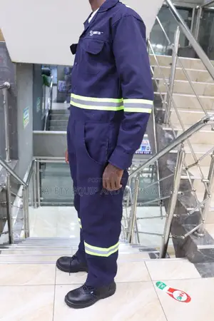 Coverall Branded- Visible Stripped Reflectors