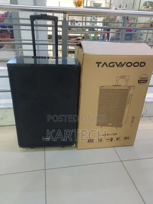 Tagwood 15" Rechargeable Speaker With Wireless Microphone