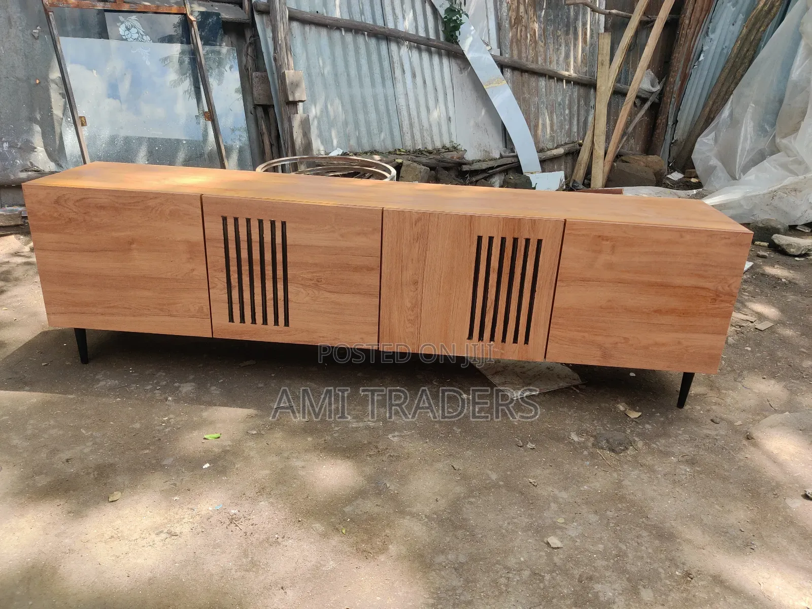 Natural Board Tv Stand 6ft Long