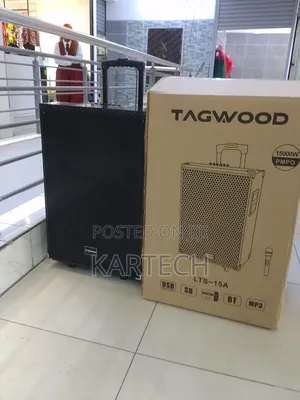 Tagwood 15" Outdoor Rechargeable Portable Speaker
