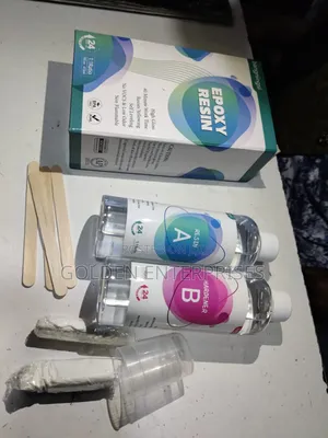 Epoxy Resin Kit, 250ml Each Resin+Hardener+Cups+Gloves
