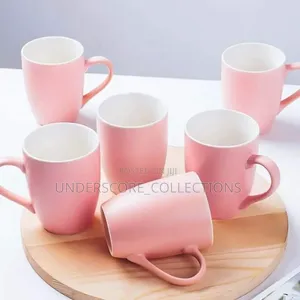 6pcs Ceramic Mugs. High Quality.
