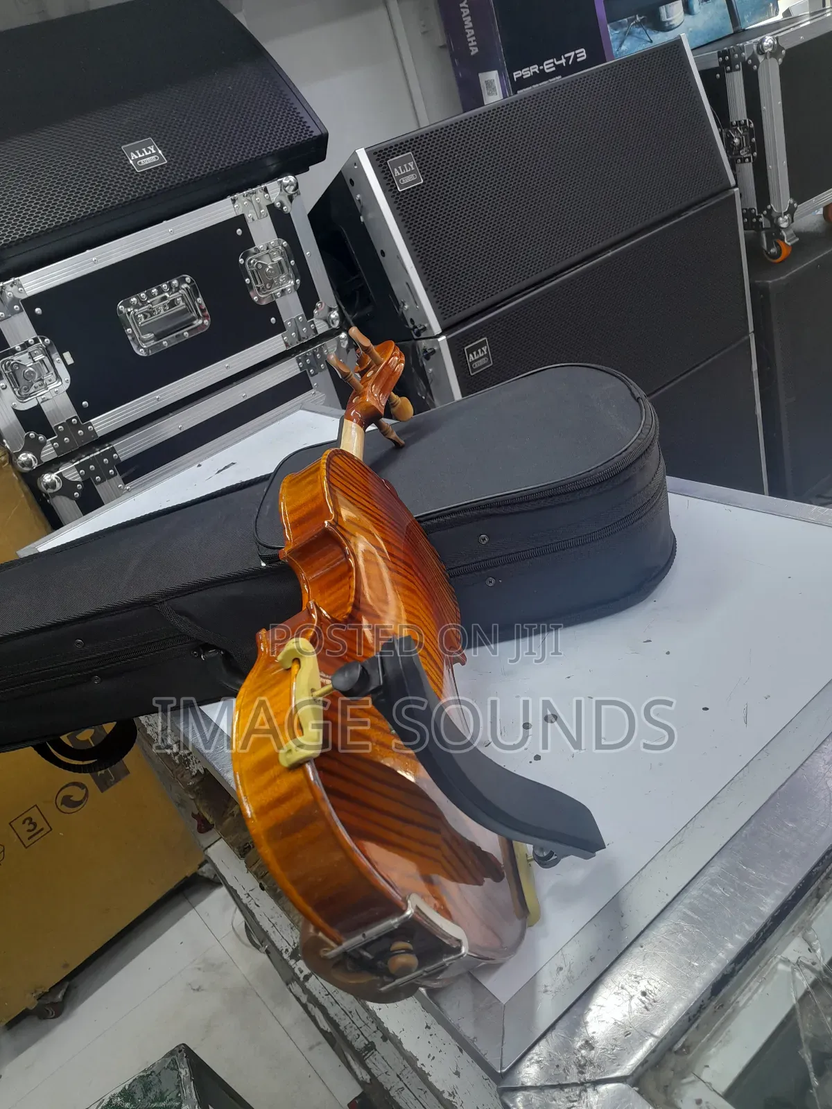 Maple Leaf Violin With the Shoulder Rest