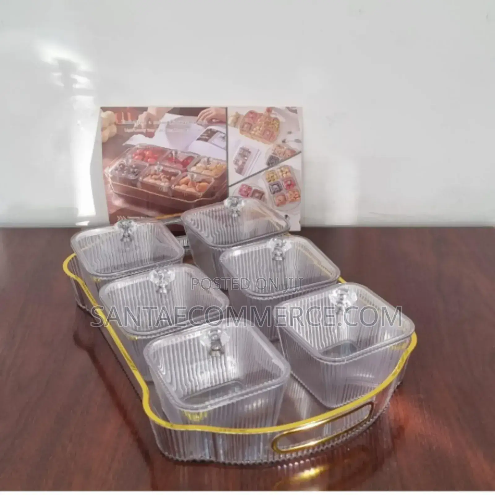Acrylic Tray With 6pcs Candy Box