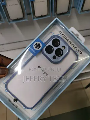 Plating Clear Case Compatible iPhone 15 Pro With Camera Lens