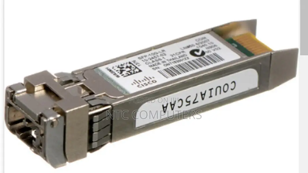 " Cisco SFP-10G-LR, 10gbase-Lr SFP+ Module for SMF 10 Gbps.