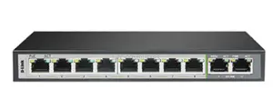 Dlink DGS-F1010p-E 250m 10-Port 1000mbps Switch With 8 Poe P
