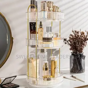 3 Tier Rotating Multifunctional Makeup Organizer