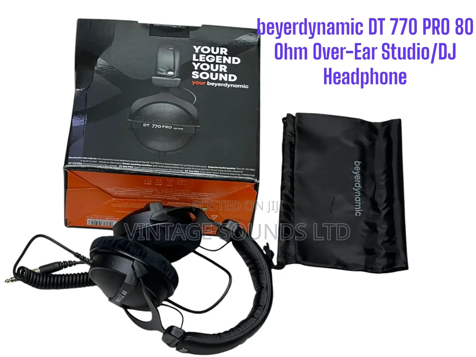 Beyerdynamic DT 770 Pro 80 Ohms Studio/ DJ Headphone
